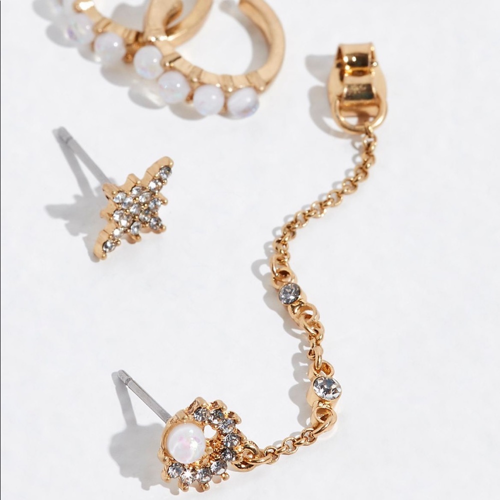 ✨NEW!✨Free People Quinn 14k Gold Plated Stud Set